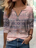 Casual Printing Sweatshirt