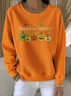 Cotton Casual Regular Fit Sweatshirt