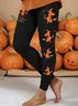 Women's Leggings Vacation Vintage Fashion Ankle-Length High WaistPantsHalloween
