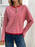 Striped Casual Cardigan