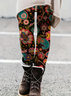 Jersey Casual Printing Leggings