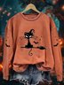 Cotton Ethnic Halloween Regular Fit Sweatshirt