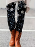 Printing Casual Christmas Leggings