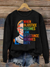 When Injustice Becomes Law Resistance Becomes Duty Rbg Quote Casual Sweatshirt