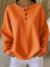 Loose Simple Crew Neck Plain T-Shirt