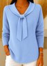 Regular Fit Casual Plain Cotton Sweater