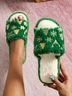 All Season Christmas Fleece Casual House Slippers